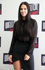 MELISSA GRETA MARCHETTO at Quelli Che Il Lunedì Photocall at Rai Studios in Milan 09/30/2021