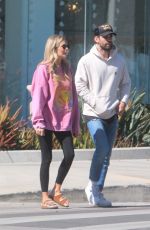 MELISSA ORDWAY and Justin Gaston Out for Lunch in Hollywood 10/12/2021