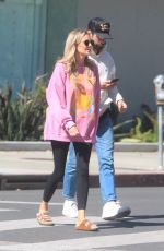 MELISSA ORDWAY and Justin Gaston Out for Lunch in Hollywood 10/12/2021