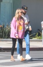MELISSA ORDWAY and Justin Gaston Out for Lunch in Hollywood 10/12/2021
