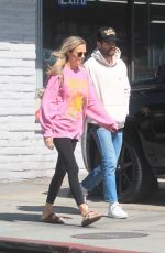 MELISSA ORDWAY and Justin Gaston Out for Lunch in Hollywood 10/12/2021