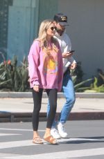 MELISSA ORDWAY and Justin Gaston Out for Lunch in Hollywood 10/12/2021