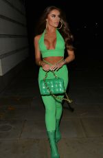MIA SULLY Arrives at W Hotel in London 10/24/2021