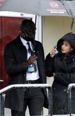 MICHELLE KEEGAN Filming Brassic TV Series in Manchester 10/20/2021