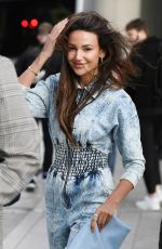 MICHELLE KEEGAN Leav‌es Virgin Radio in London 10/05/2021