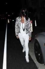 MICHELLE RODRIGUEZ Wearing a Black Face Shield at Giorgio Baldi in Santa Monica 10/06/2021