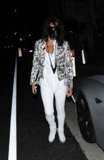 MICHELLE RODRIGUEZ Wearing a Black Face Shield at Giorgio Baldi in Santa Monica 10/06/2021
