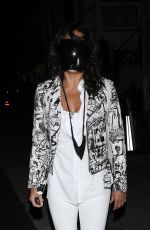 MICHELLE RODRIGUEZ Wearing a Black Face Shield at Giorgio Baldi in Santa Monica 10/06/2021