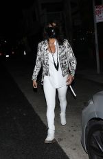 MICHELLE RODRIGUEZ Wearing a Black Face Shield at Giorgio Baldi in Santa Monica 10/06/2021