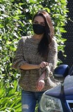 MILA KUNIS Out and About in Los Angeles 10/21/2021