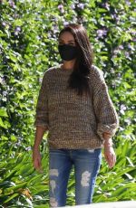 MILA KUNIS Out and About in Los Angeles 10/21/2021