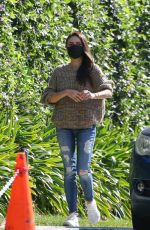 MILA KUNIS Out and About in Los Angeles 10/21/2021