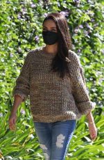 MILA KUNIS Out and About in Los Angeles 10/21/2021