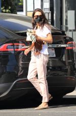 MILA KUNIS Shopping for Grocery in West Hollywood 10/03/2021