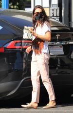 MILA KUNIS Shopping for Grocery in West Hollywood 10/03/2021