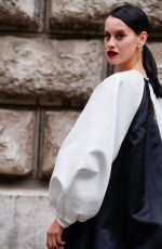 MILENA SMIT Out at Paris Fashion Week 10/01/2021