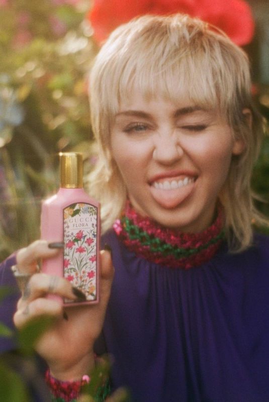 MILEY CYRUS for Gucci Flora Fantasy Fall 2021 Campaign