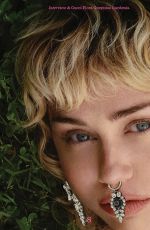 MILEY CYRUS in Interview Magazine, October 2021