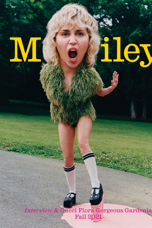 MILEY CYRUS in Interview Magazine, October 2021