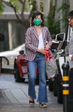 MILLA JOVOVICH Out for Lunch at Beverly Wilshire Hotel 10/22/2021