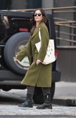 MINKA KELLY Out and About in New York 10/12/2021