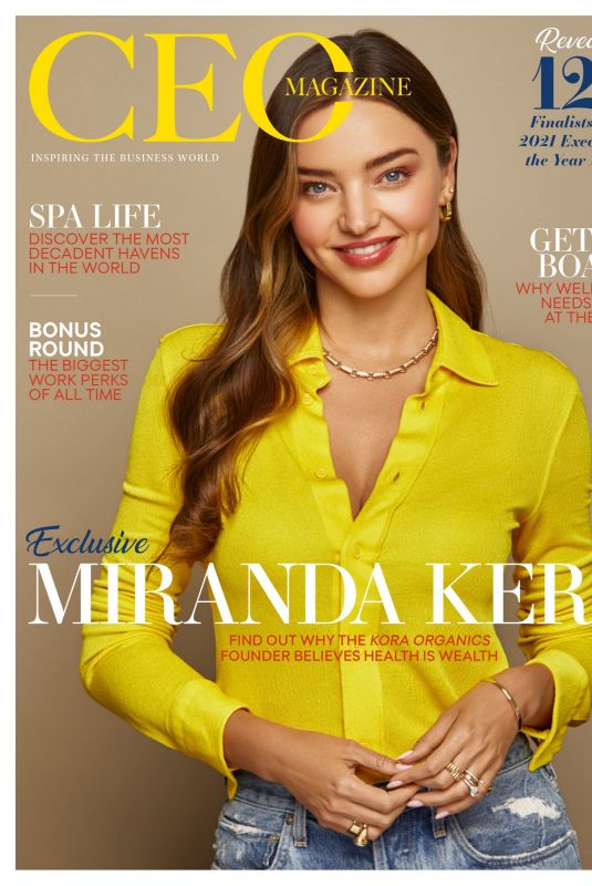 MIRANDA KERR in Ceo Magazine, Australia and New Zealand October 2021