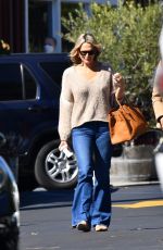 MOLLY SIMS Out with a Friend for Lunch at Brentwood Country Mart 10/26/2021