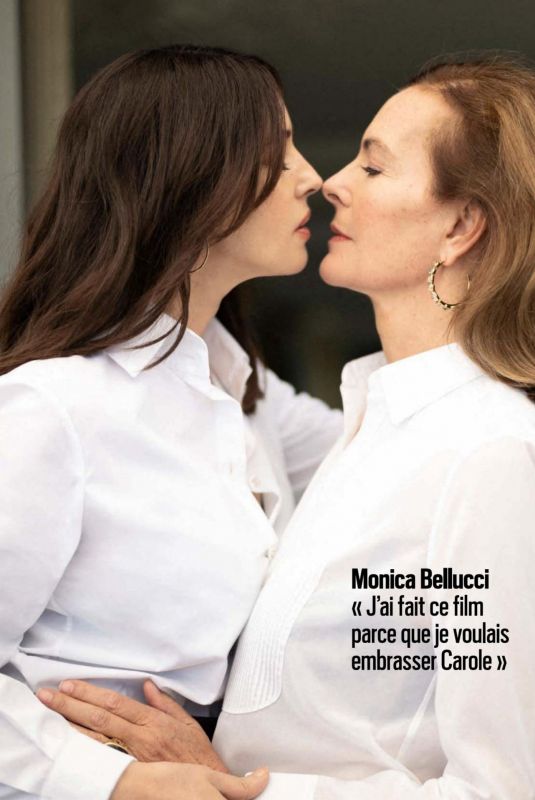 MONICA BELLUCCI and CAROLE BOUQUET in Paris Match Magazine, August 2021