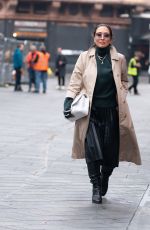 MYLEENE KLASS Arrives at Global Radio Studio in London 10/18/2021