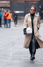 MYLEENE KLASS Arrives at Global Radio Studio in London 10/18/2021