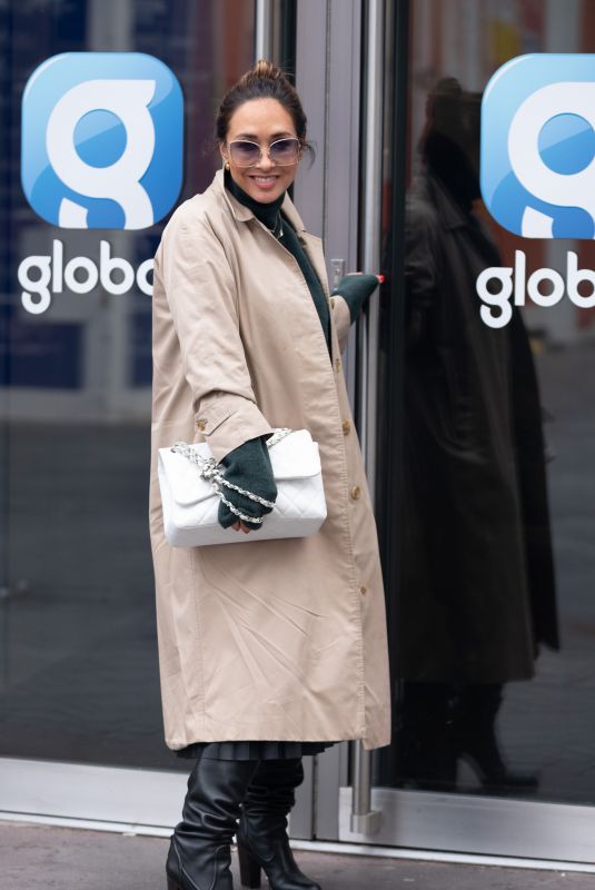 MYLEENE KLASS Arrives at Global Radio Studio in London 10/18/2021
