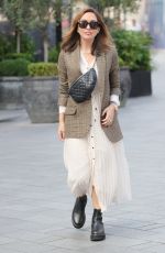 MYLEENE KLASS Arrives at Global Radio Studios in London 10/15/2021