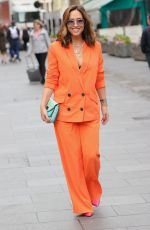 MYLEENE KLASS Arrives at Smooth Radio in London 10/29/2021