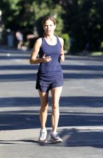 NATALIE MORALES Out Jogging in Los Angeles 10/21/2021