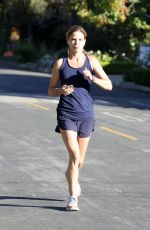 NATALIE MORALES Out Jogging in Los Angeles 10/21/2021