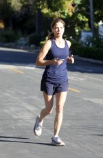 NATALIE MORALES Out Jogging in Los Angeles 10/21/2021