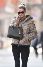 NICKY HILTON in a Moncler Jacket Out in New York 10/28/2021