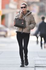 NICKY HILTON in a Moncler Jacket Out in New York 10/28/2021