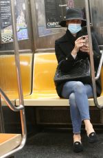 NICKY HILTON Rides New York City