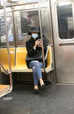 NICKY HILTON Rides New York City