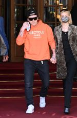 NICOLA PELTZ and Brooklyn Beckham Leaves Ritz Hotel in Paris 10/04/2021