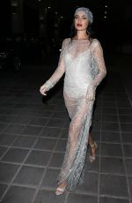 NICOLE WILLIAMS and Larry English Arrives a Gatsby Themed Halloween Party in Hollywood Hills 10/29/2021