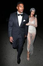 NICOLE WILLIAMS and Larry English Arrives a Gatsby Themed Halloween Party in Hollywood Hills 10/29/2021