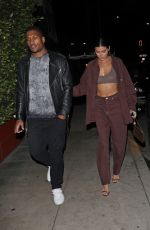 NICOLE WILLIAMS and Larry English Night Out in Santa Monica 10/28/2021