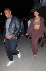 NICOLE WILLIAMS and Larry English Night Out in Santa Monica 10/28/2021