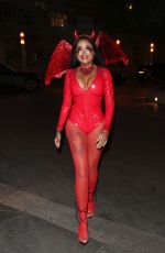 NIKITA JASMINE Heading to a Halloween Party in London 10/24/2021