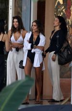 OLIVIA CULPO, LORI HARVEY, SHANINA SHAIK at a Photoshoot on a Yacht in Miami 10/27/2021