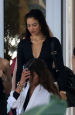 OLIVIA CULPO, LORI HARVEY, SHANINA SHAIK at a Photoshoot on a Yacht in Miami 10/27/2021