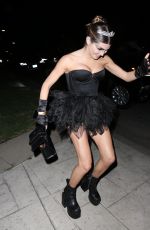 OLIVIA JADE and ISABELLA ROSE GIANNULLI Arrives at a Halloween Party in Hollywood 10/29/2021