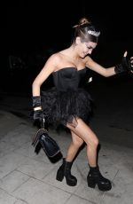 OLIVIA JADE and ISABELLA ROSE GIANNULLI Arrives at a Halloween Party in Hollywood 10/29/2021